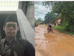 Disinyalir Seperti Kubangan Kebo ” Jalan Penghubung Dua Kabupaten Di Provinsi Jambi