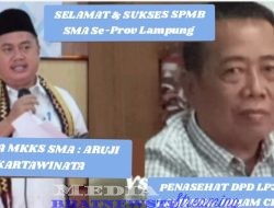 Ketua MKKS SMA Bersama Penasehat DPD – LP3K-RI Lampung Berikan Warning Terkait SPMB 2025