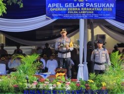 Resmi Dimulai Giat Operasi Zebra Krakatau 2025 Polda Lampung