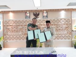 Tandatangani – Kerjasama Pangdam XXI Raden Intan – Bersama PTPN I Regional 7 Diharapkan Dapat Berjalan Dengan Baik