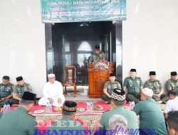 Hikmah Isra Mi’raj Danrem – 043 : Garuda Hitam – Ajak Jajaran Shalat Menjadi Pondasi Kekuatan Moral