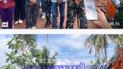 Danrem 043/Gatam Tinjau Rencana Pembangunan Jembatan Gantung di Pekon Jogjakarta Kabupaten Pringsewu