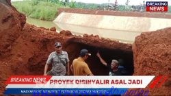 Perbaikan : Erosi Gorong – Gorong – Jaringan Irigasi Way Bumi Agung BBA.4 – Warga Menduga Asal Jadi