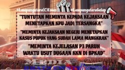 Seruan – Aksi – Menyeruak Terkait Skandal Dana Hibah Pilkada KPU Lampung Utara