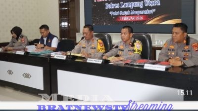 Polres Lampung Utara Ringkus Pelaku Curas dan Pelaku Spesialis Pencurian Sepeda Motor Bersenjata Api