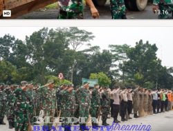 Korem 043/Gatam Gelorakan Semangat Zero Waste, Karya Bakti Bersihkan Terminal 16 Mulyojati