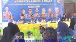 Sukatno Kadis Pendidikan Hadiri Rapat MKKS Di SMPN 1 Abung Semuli Kabupaten Lampung Utara
