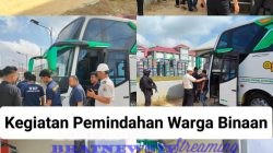 Pemindahan 1.555 Warga Binaan Lapas IIA Jambi Dikawal Ketat TNI-POLRI