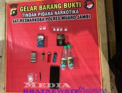 Satresnarkoba Polres Muaro Jambi Ungkap Kasus Peredaran Sabu, Dua Pelaku Diamankan