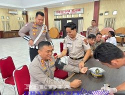 Sambut HUT Bhayangkara KE-80 Polres Muaro Jambi Gelar Donor Darah