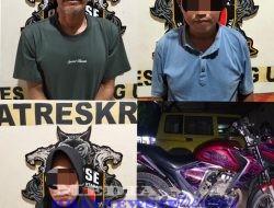 Tim Tekab 308 Presisi Polres Lampung Utara Tangkap Tiga Penadah, Motor Korban Curat Berhasil Ditemukan