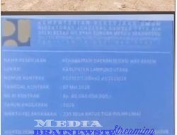 Proyek Rehabilitasi Daerah Irigasi Way Rarem Rp40,M – Mutu Beton Dipertanyakan