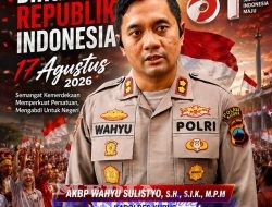Merah Putih Berkibar, Kapolres Kudus AKBP Wahyu Sulistyo Kobarkan Semangat Persatuan