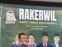 Tutup Rakerwil I DPW TMI Provinsi Jambi, Aiman Adnan WAKETUM DPN Tani Merdeka Indonesia Siap Kawal Hasil Rekomendasi ke Pemerintah Pusat