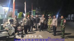 Pimpin Patroli KRYD, Kapolsek Tamalate, Sasar Objek Vital dan menyisir jalan yang dianggap rawan Geng motor.