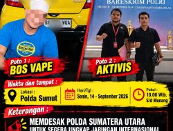 DARAH BIRU MASA DEPAN TERANCAM: GAB Desak Polda Sumut dan Interpol Libas Jaringan Internasional Vape “Getar” di Tanjungbalai