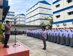 Kapolsek Medan Timur Turun ke Sekolah, Seribuan Siswa SMK Imelda Dapat Peringatan Keras soal Tawuran, Narkoba hingga Judi Online
