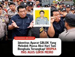 INI INDENTITAS : GESTUR “ANJING KEHAUSAN” Ejek Massa Aksi di Bengkulu