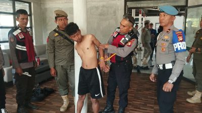Nyaris Diamuk Massa, Pelaku Curanmor Berhasil Diamankan Polsek Tamalate.