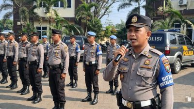 Tingkatkan Disiplin dan Koordinasi, Kanit Intelkam Polsek Tamalate Pimpin Apel