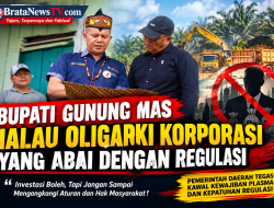 BUPATI GUNUNG MAS HENTIKAN SEMENTARA OPERASIONAL PT JAYA JADI UTAMA! KEWAJIBAN PLASMA 20 PERSEN JADI SOROTAN