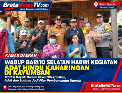Wabup Barsel Khristianto Yudha Menghadiri Kegiatan Ritual Di Balai Adat Hindu Kaharingan