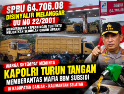DIDUGA BIOSOLAR SUBSIDI DI SPBU 64.706.08 BANJAR DIJUAL RP15 RIBU PER LITER, WARGA DESAK KAPOLRI TURUN TANGAN